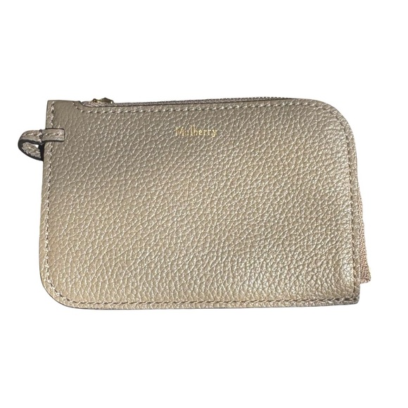 Mulberry Gray Pebbled Grain Leather Small Abbey Bucket Shoulder Bag - Picture 11 of 16